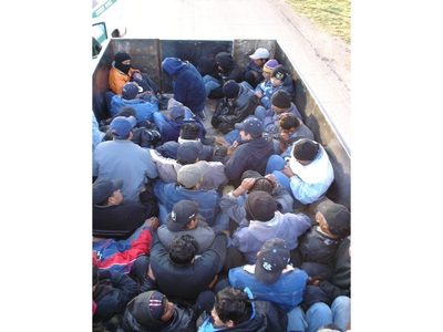 Border Patrol USBP miscellaneous modern alien smuggling vehicle truck 