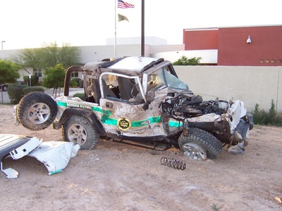 Border Patrol USBP miscellaneous modern vehicle crash