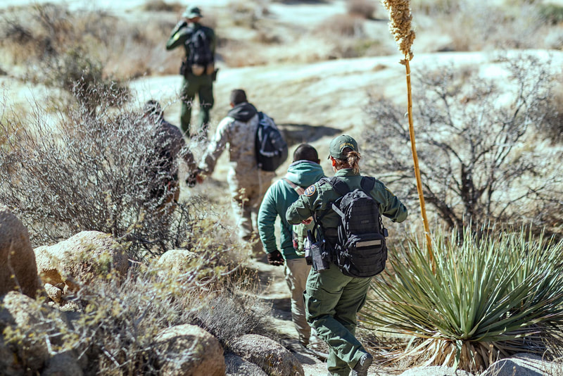 Border Patrol USBP miscellaneous modern email agents arrest aliens in the desert