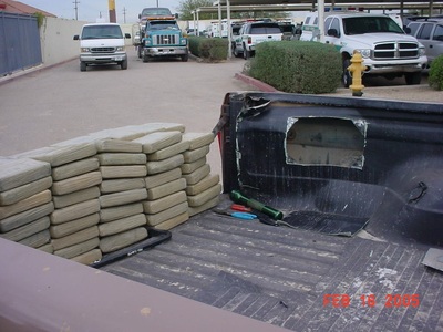 Border Patrol USBP miscellaneous modern cocaine seized
