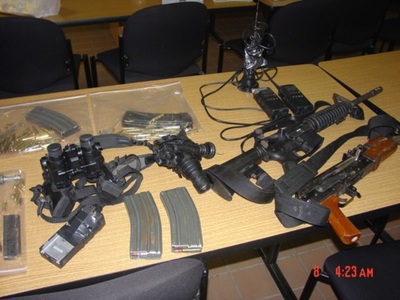 Border Patrol USBP miscellaneous modern drug smuggling weapons seizure