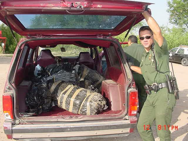 Border Patrol USBP CBP  dope load marijuana
