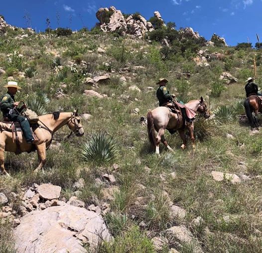 Border Patrol USBP miscellaneous modern horse patrol rugged mountains