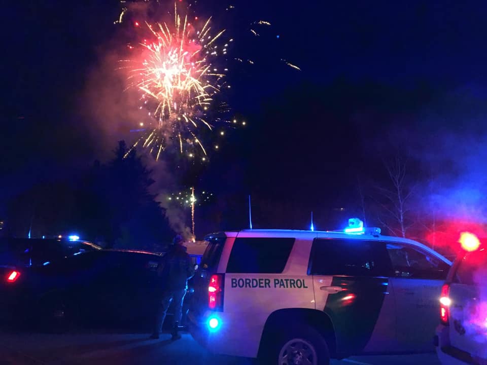 Border Patrol USBP miscellaneous modern night fireworks emergency lights vehicle