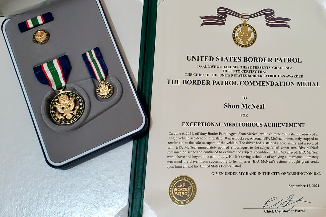 USBP Commendation Medal set for extraordinary heroism for Shon McNeal