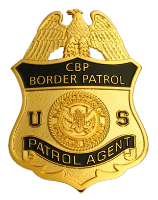 Active Duty Border Patrol Agent Badge