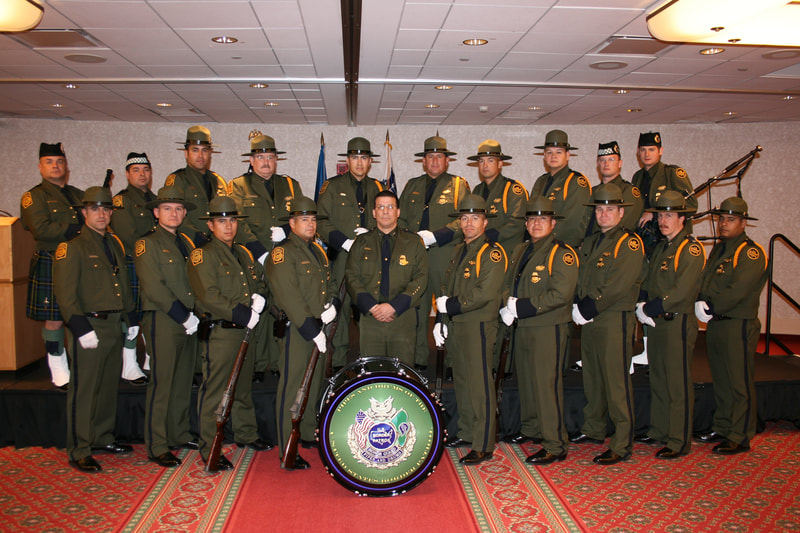 Border Patrol USBP miscellaneous modern Detroit change of command honor guard 2008 cliff Clifford Gill 