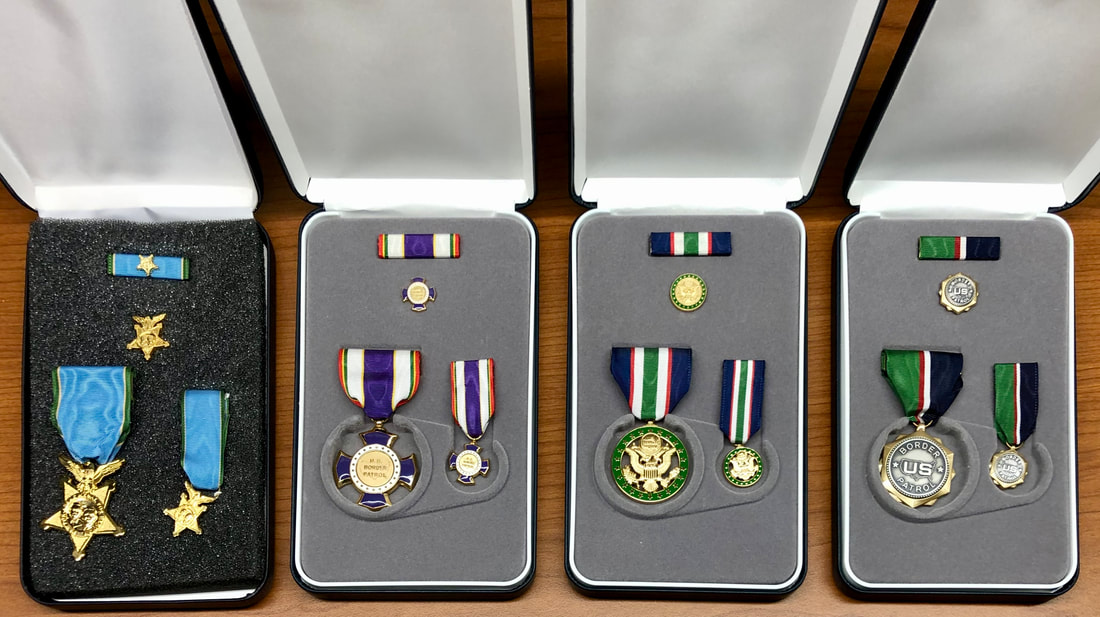 U.S. Border Patrol Honorary Award Medal Sets