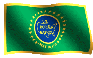 U.S. Border Patrol flag gif