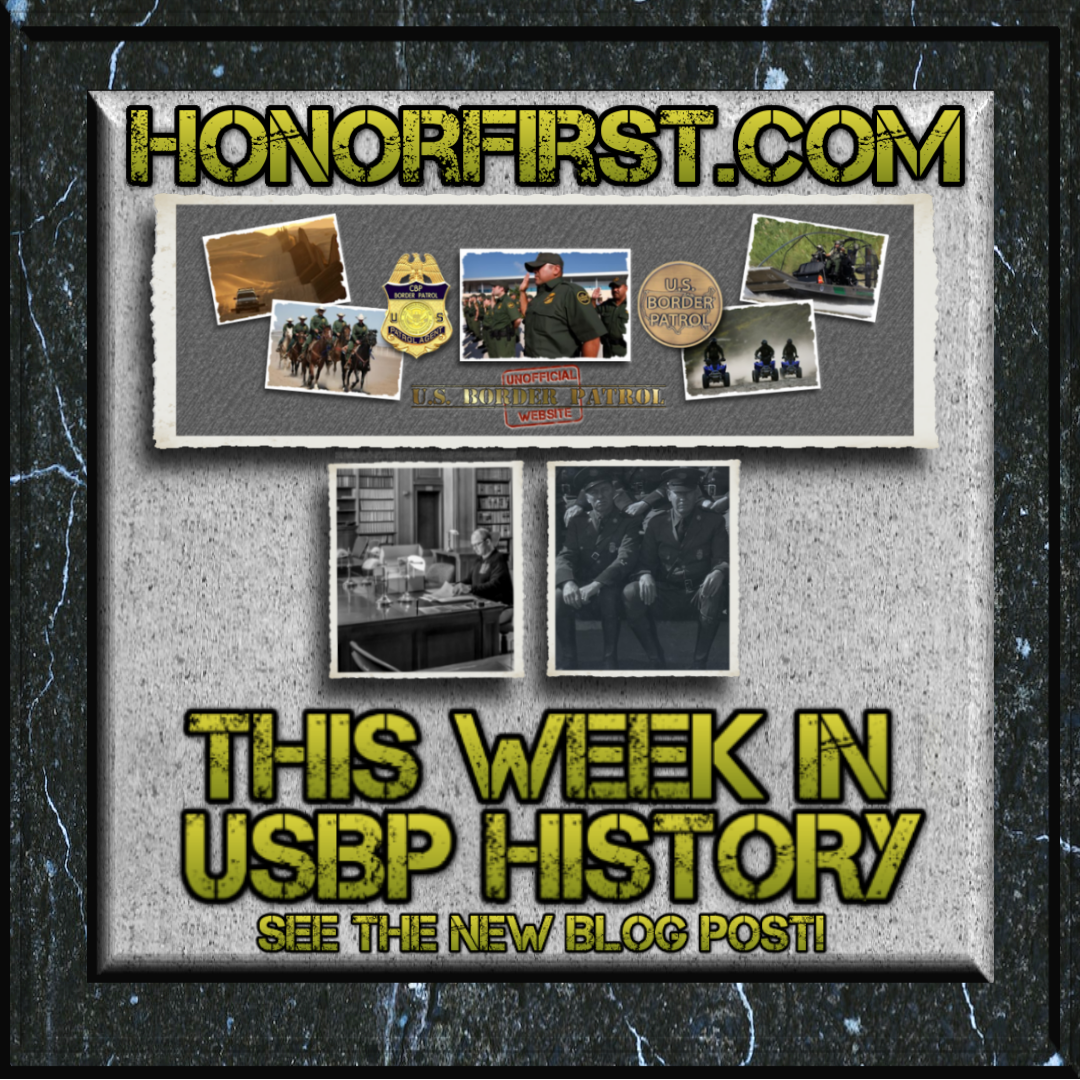 Graphic used to promote the USBP History Blog