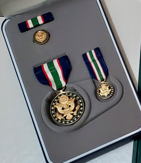Border Patrol Agent Shon McNeal's USBP Commendation Medal Set