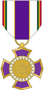 U.S. Border Patrol Purple Cross Medal