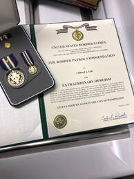 Clifford Gill's USBP Commendation Medal with 