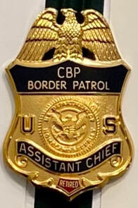 U.S. Border Patrol Assistant Chief Badge with 