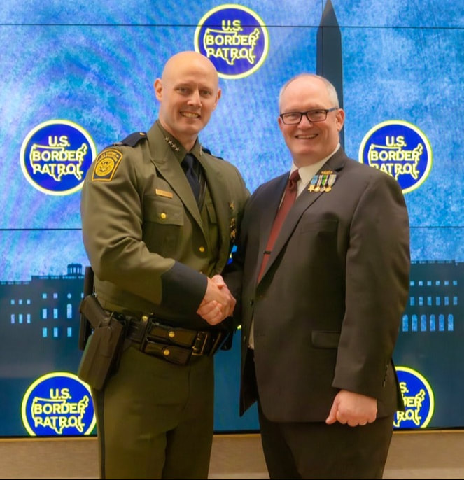 Chief of the Border Patrol Jason Owens and Assistant Chief (ret) Clifford Gill