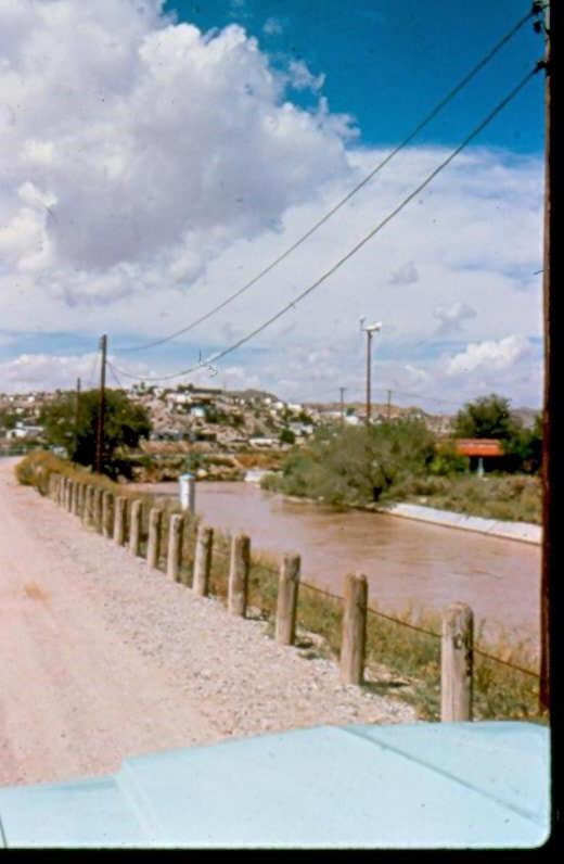 USBP Border Patrol photographs 1970-1990 a canal