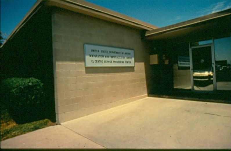 USBP Border Patrol photographs 1970-1990 the INS El Centro Processing Center