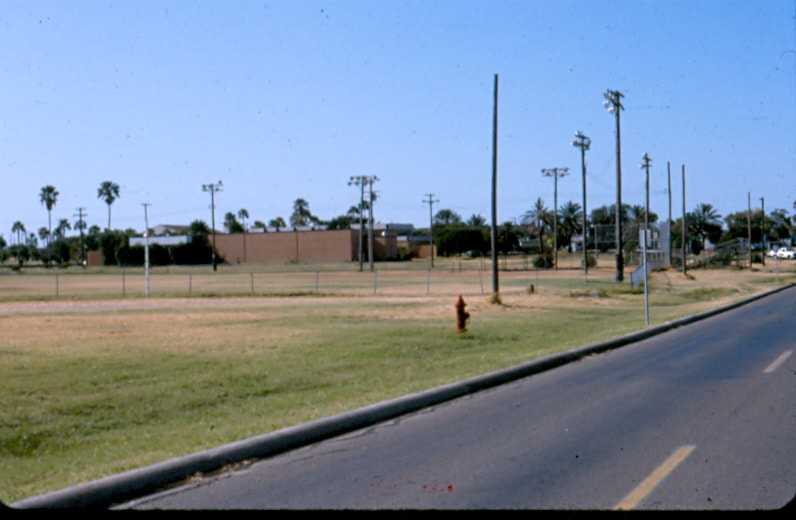 USBP Border Patrol photographs 1970-1990 a field in Laredo