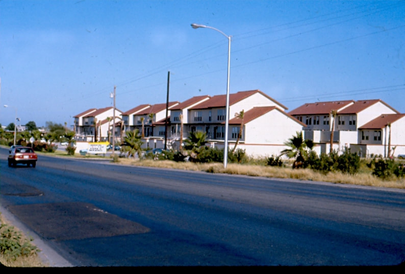 USBP Border Patrol photographs 1970-1990 condominiums On Del Mar Street in Laredo