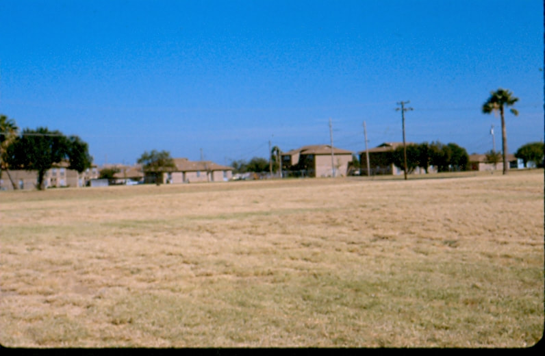 USBP Border Patrol photographs 1970-1990 a field in Laredo