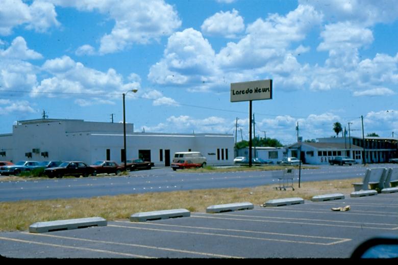 USBP Border Patrol photographs 1970-1990 the Laredo News Building 