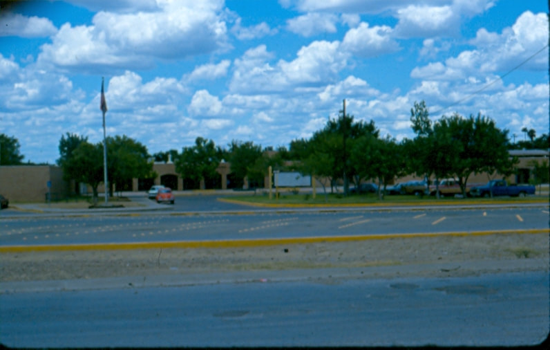USBP Border Patrol photographs 1970-1990 a building in Laredo