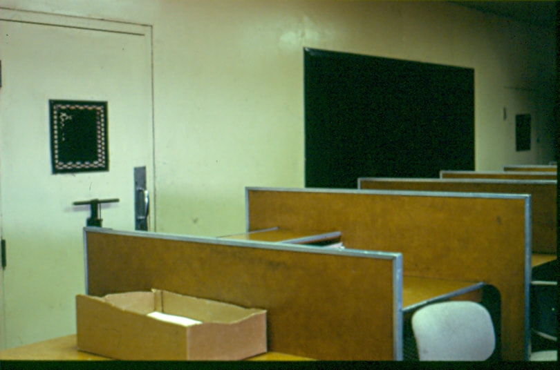 USBP Border Patrol photographs 1970-1990 holding cell at a stations