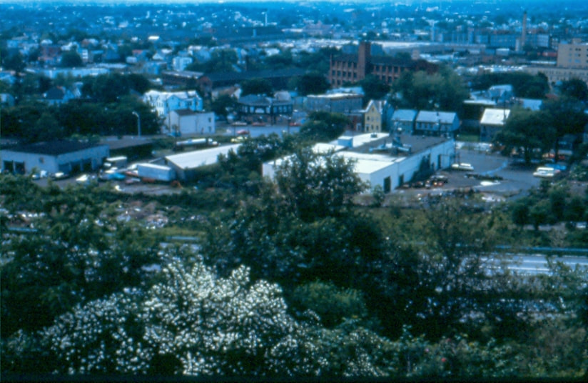 USBP Border Patrol photographs 1970-1990 aerial photo of a neighborhood