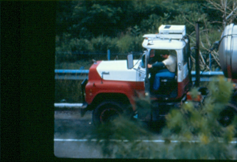 USBP Border Patrol photographs 1970-1990 spying on a truck driver