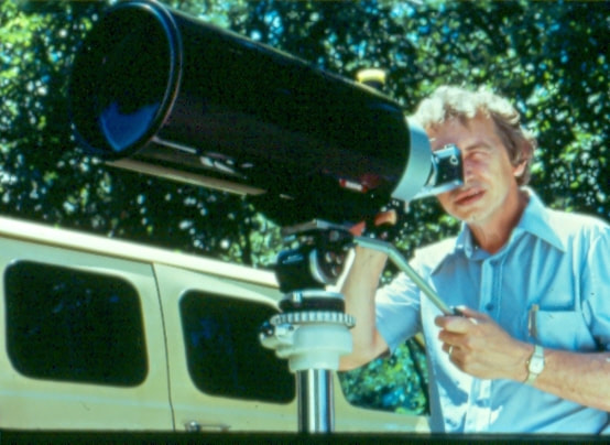 USBP Border Patrol photographs 1970-1990 man looking through a large scope