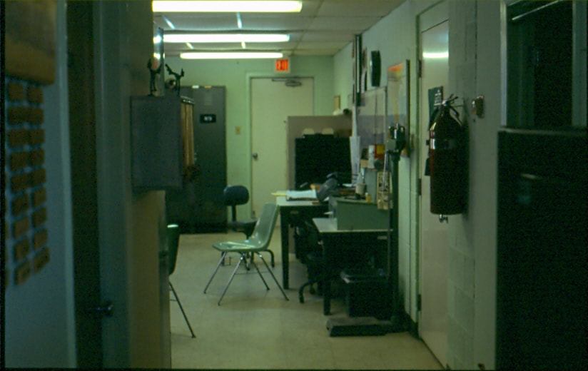 USBP Border Patrol photographs 1970-1990 inside of a station