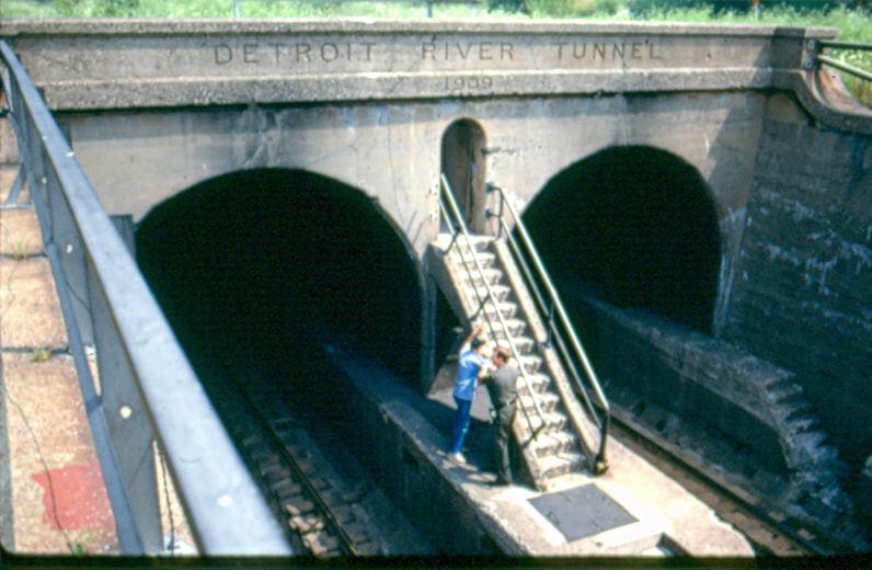 USBP Border Patrol photographs 1970-1990 train tunnels 
