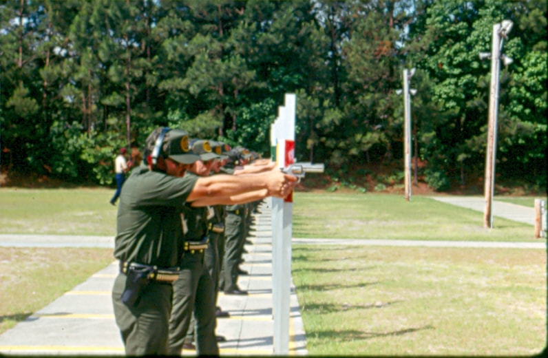 USBP Border Patrol photographs 1970-1990 academy shooting